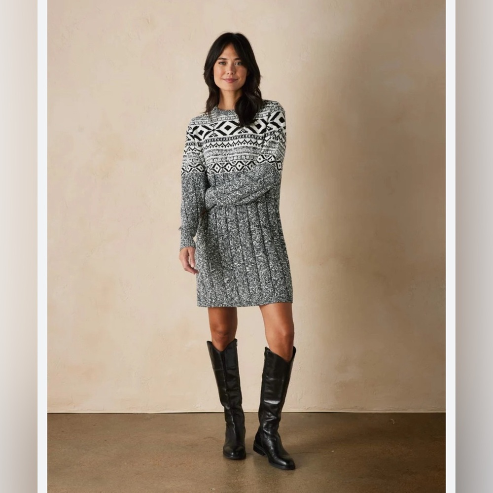 The Normal Brand Koda Sweater Dress Small NWT